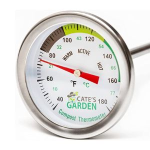 Termometar za kompost - Cate's Garden Premium bimetalni termometar od nehrđajućeg čelika (1)